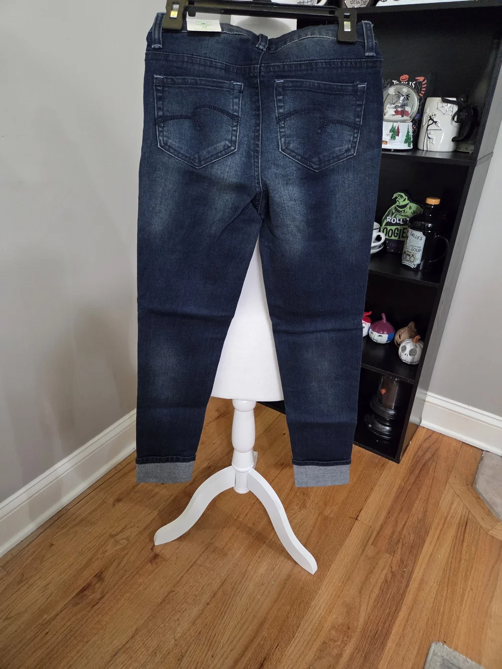Justice Dark Blue Embellished Girls' Jeans